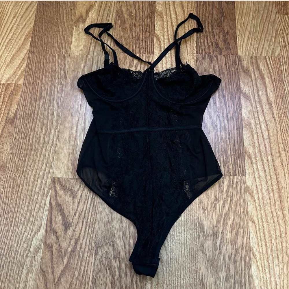 Black Lace Bodysuit
